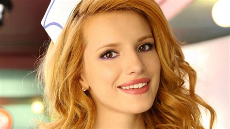 2560x1440 bella thorne redhead red smiling celebrity singer movies people, HD Wallpaper | Rare ...