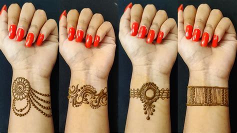 beautiful😍🔥 wrist mehndi designs easy 2020 |tattoo mehndi designs |bracelet mehndi designs for ...