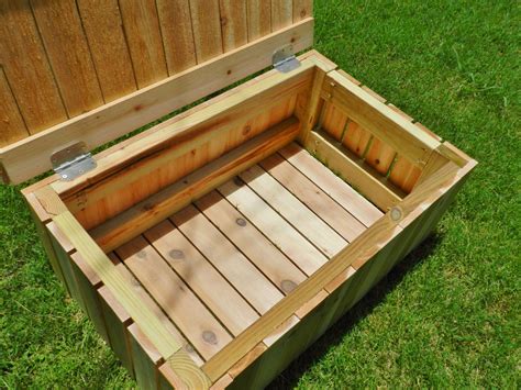 Patio Storage Bench Diy - Image to u