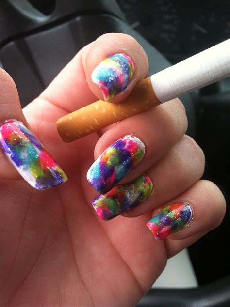 Rainbow swirl | Nail art designs, Nail art, Nail designs