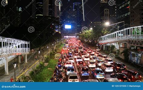 Traffic Jam in Jakarta editorial image. Image of architecture - 125131555