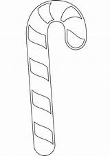 Dibujos De Bastón Caramelo Navideño Para Colorear Y Imprimir sketch template
