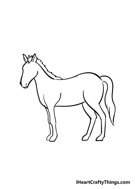 Horse Drawing - How To Draw A Horse Step By Step!