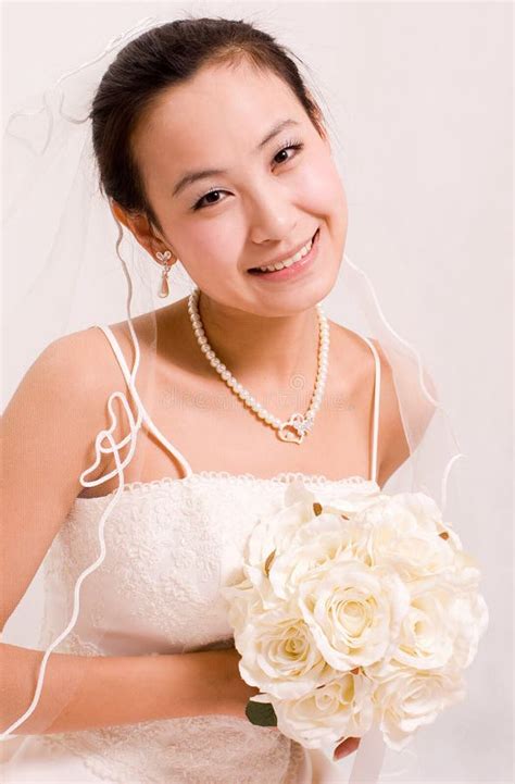 Beautiful Chinese bride stock image. Image of wedding - 7256791