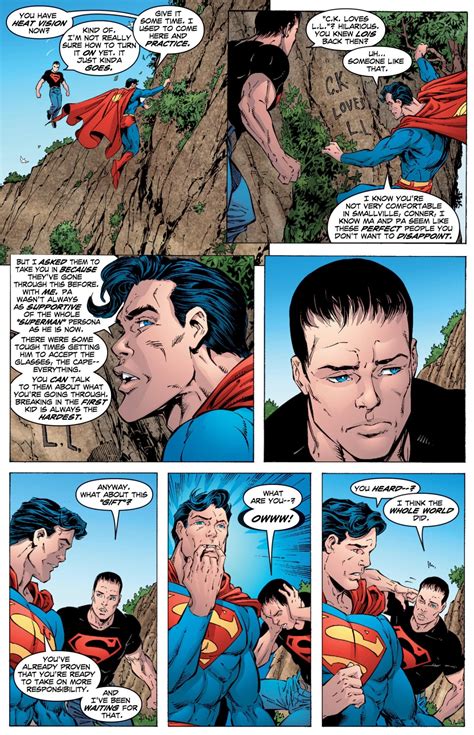 Superboy vs. Superman. [from Teen Titans (2003)...