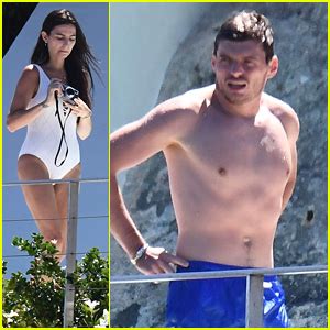 F1 Racer Max Verstappen Enjoys A Pool Day With Girlfriend Kelly Piq...