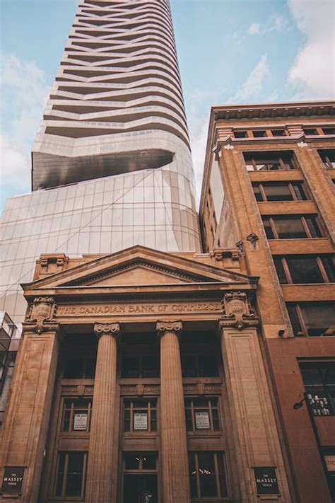 The Canadian Bank of Commerce Building and the Massey Tower Skyscraper ...