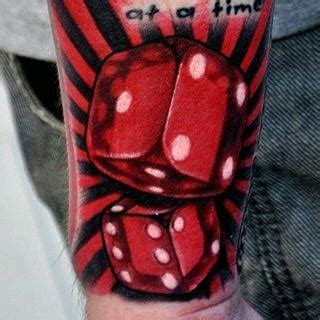 75 Dice Tattoos For Men - The Gambler's Paradise Of Life