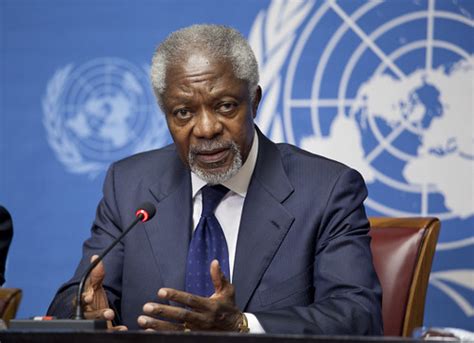 Joint Special Envoy Kofi Annan Speaks With Press After Mee… | Flickr