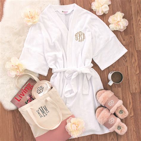 Monogrammed & Personalized Bathrobe - Marleylilly