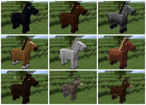 Old Horses in 1.13/1.14+ - Minecraft Resource Packs - CurseForge