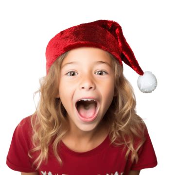 Girl Celebrating The Christmas Holidays Showing Tongue At The Camera Having Funny Look ...