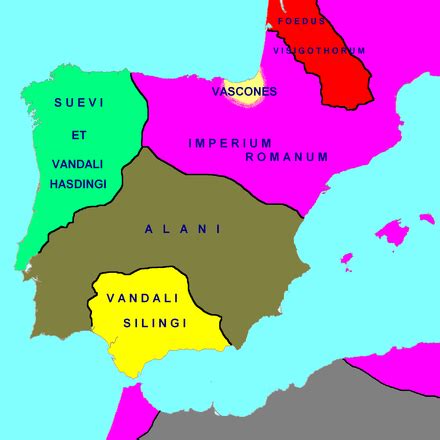 Visigothic Kingdom | Wikiwand | Visigoth, Historical maps, History geography