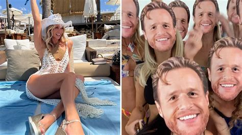 Olly Murs' bodybuilder girlfriend Amelia Tank heads off for wild Marbella hen do - Mirror Online