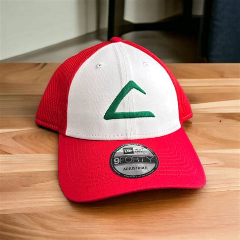 Pokemon Ash Ketchum League New Era Hat Flat Satin Design Ash Costume ...