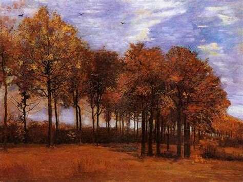 Autumn Landscape by Vincent Van Gogh, 1885. | Paysage automne, Musée des beaux-arts, Auvers sur oise