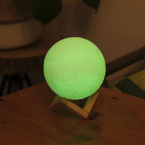 Decorative 3D Moon Lamp Green Price In Bangladesh