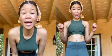 Storm Reid Motivational Workout Speech | Video | POPSUGAR Fitness