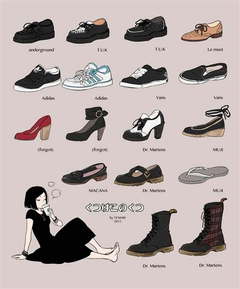 Drawing Shoe Reference underground TUK Adidas Vans Macana Le Must DrMart #adidas #drawing # ...