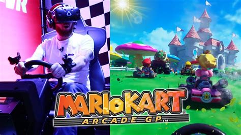 Mario Kart VR Gameplay - VR Zone Portal London O2 - YouTube