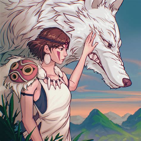 Princess Mononoke Fan Art | Domestika