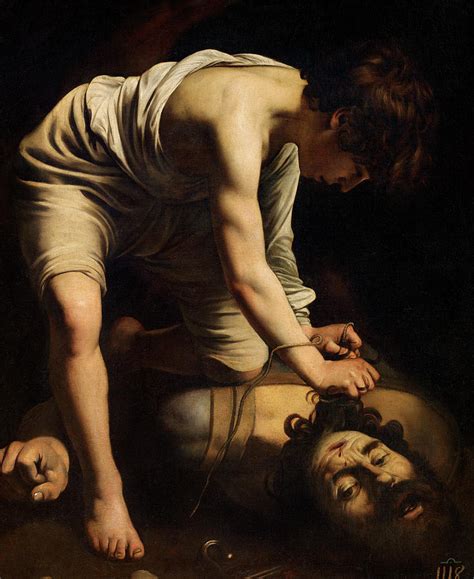 David with the Head of Goliath, 1599 Painting by Caravaggio - Fine Art America