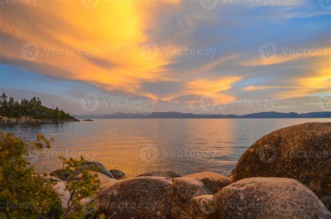 Lake Tahoe sunset 785693 Stock Photo at Vecteezy