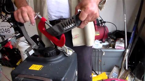 How To Replace A Lawn Mower Starter Pull Cord Quickly and Easily - YouTube