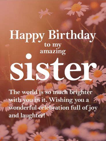 To My Amazing Sister, Happy Birthday Pictures, Photos, and Images for ...