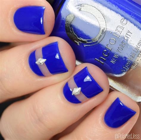 Bright Blue Nail Polish - Royal Blood | heroine.nyc Cute Nail Art Designs, Blue Nail Designs ...