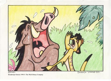 Timon and Pumbaa Crying | They found out that Chip got his c… | Flickr