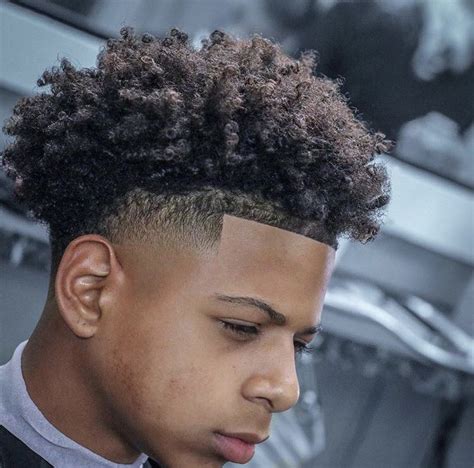 Pin by tacorria on Short cuts | Men haircut curly hair, Taper fade curly hair, Black hair cuts