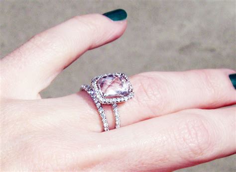 pave diamond wedding bang pink stone -1 | www.lovemaegan.com… | Maegan Tintari | Flickr