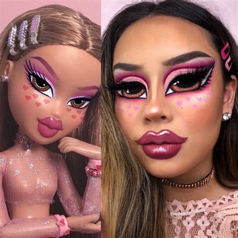 Pin de Kaja Kaja en Makijaż | Maquillaje de muñeca, Maquillaje barbie, Muñecas bratz