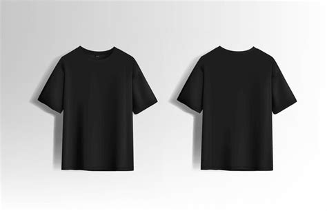 Black T Shirt Mockup Front Back: Over 10,017 Royalty-Free Licensable Stock Vectors & Vector Art ...