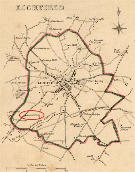 Lichfield | Ancient maps, Old maps, City maps