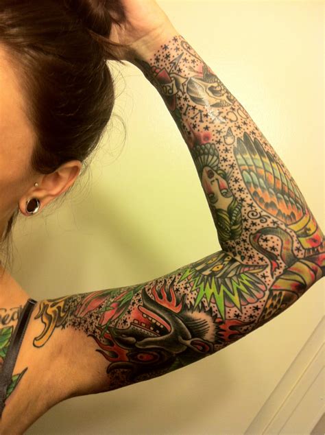 +14 Tattoo Sleeve Filler Ideas For Woman 2022 - RUMAH CERITA
