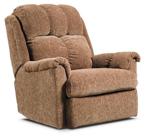 Brown Chenille Power Reclining Chair | The Brick