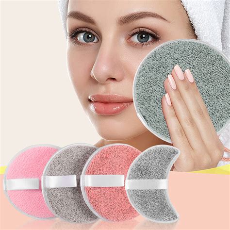 Organic Cotton Makeup Remover Facial Cleaning Pads