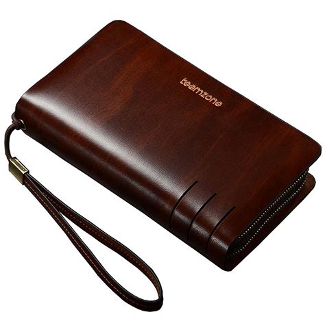 Personalized Mens Checkbook Wallet With Money | semashow.com