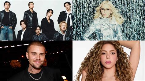 bts justin bieber shakira  madonna   fifa world