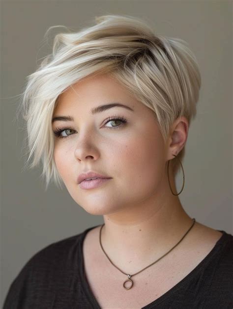 Chic Short Hairstyles for Chubby Faces | Hairstyle for chubby face ...