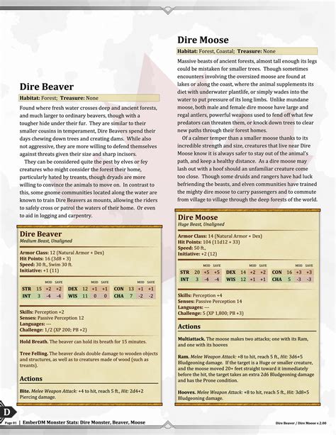 #Monster Stats – @emberdm on Tumblr