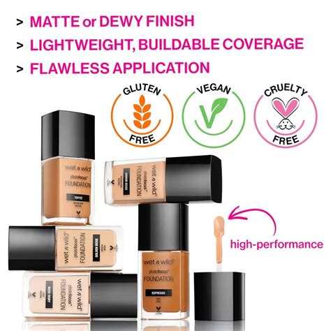 Wet n Wild Photo Focus Dewy Foundation Nude Ivory 28Ml Puerto Rico