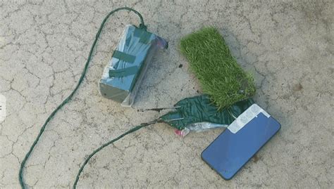 Elderly woman calls son after spotting hidden camera in potted plants