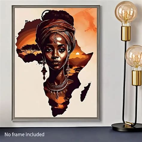 Modern African Tribal Women Canvas Art - Happy Home Supplies