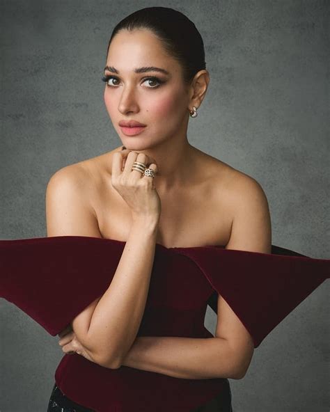 Tamannaah Bhatia Recreates Taylor Swift's Bold Burgundy Corset Look At