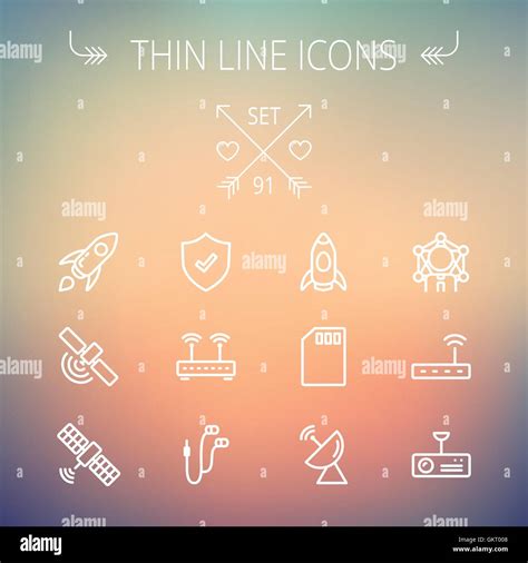 Line social smartphone technology Stock Vector Images - Alamy