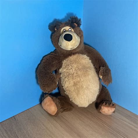 MASHA AND THE Bear - Large 17 Inch Bear Plush - By Simba - Rare £7.05