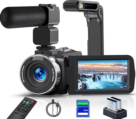 Amazon.com : 8K 64MP Camcorder Video Camera 18X Digital Zoom Youtube